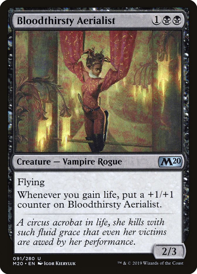 Bloodthirsty Aerialist [Core Set 2020] | Good Games Cannington