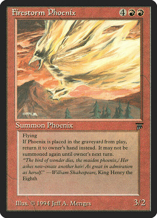 Firestorm Phoenix [Legends] | Good Games Cannington