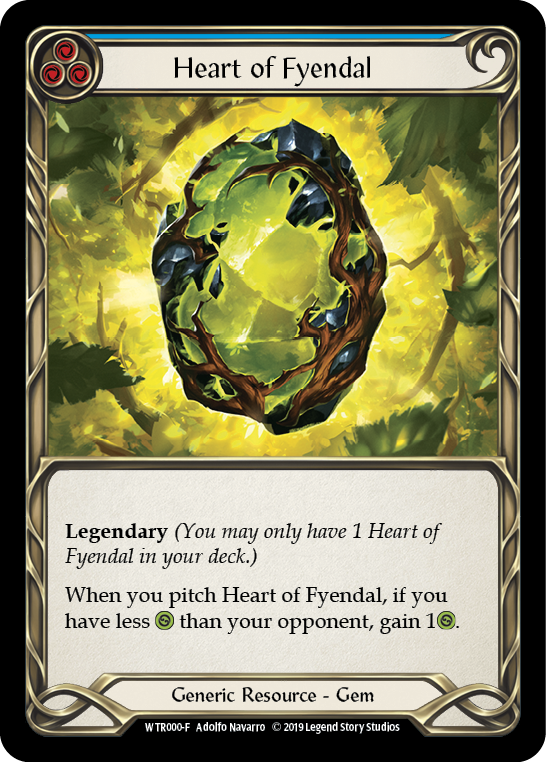 Heart of Fyendal [WTR000-F] Alpha Print Cold Foil | Good Games Cannington