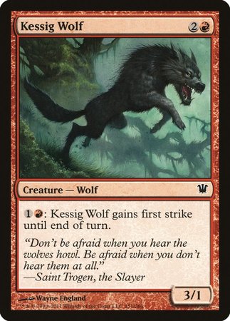 Kessig Wolf [Innistrad] | Good Games Cannington