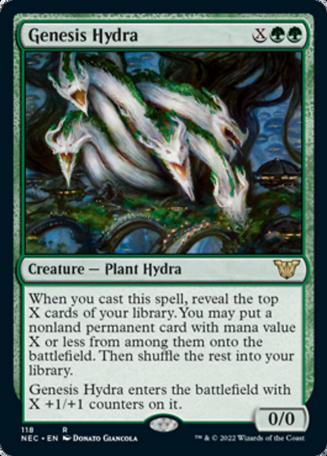 Genesis Hydra [Kamigawa: Neon Dynasty Commander] | Good Games Cannington