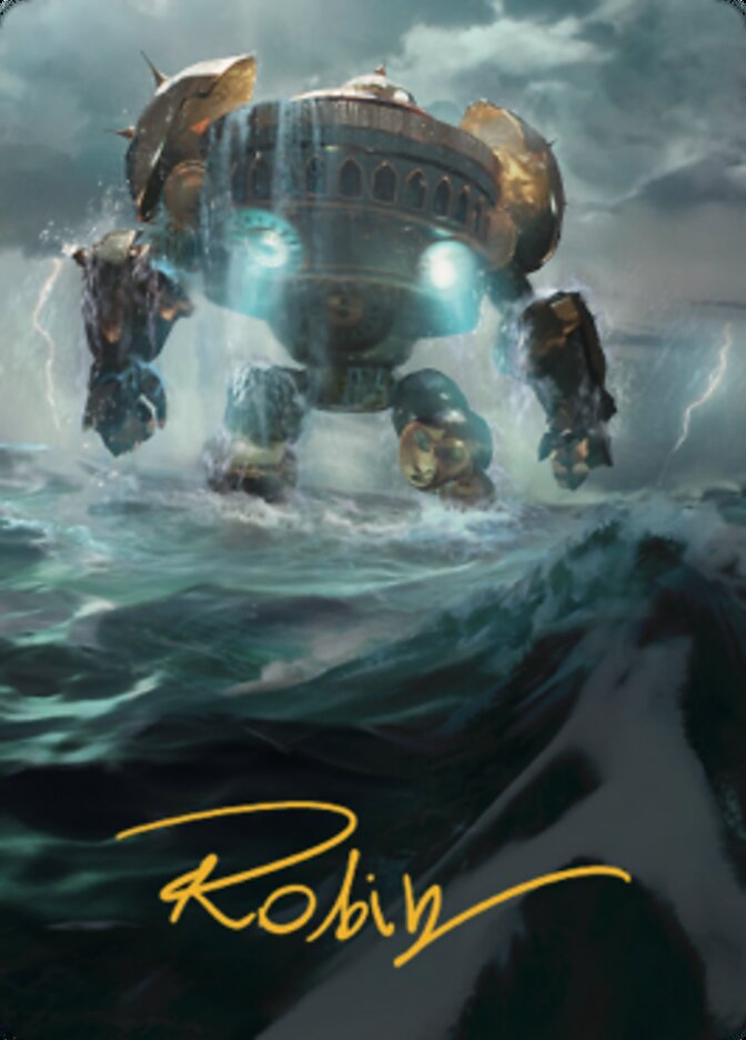 Island Art Card (Gold-Stamped Signature) [The Brothers' War Art Series] | Good Games Cannington
