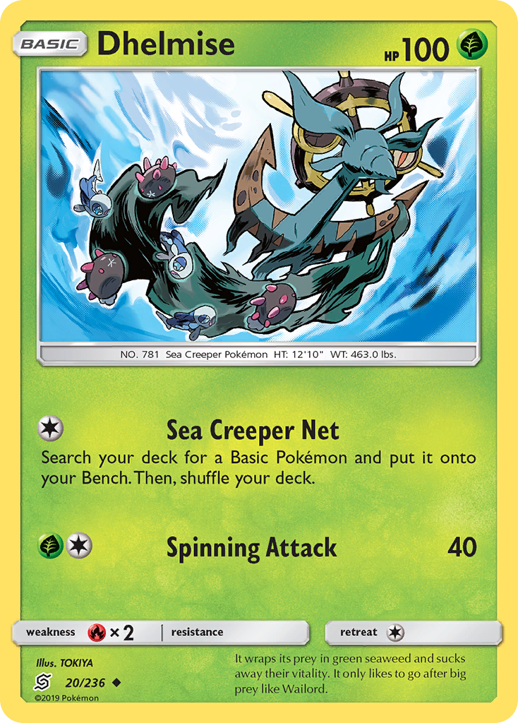 Dhelmise (20/236) [Sun & Moon: Unified Minds] | Good Games Cannington