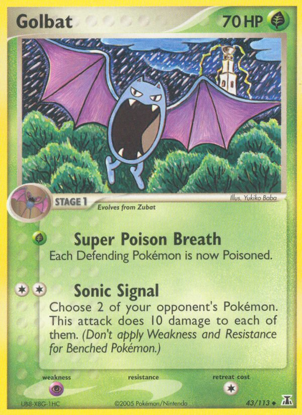 Golbat (43/113) [EX: Delta Species] | Good Games Cannington