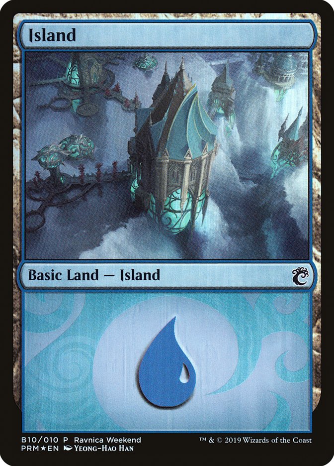 Island (B10) [Ravnica Allegiance Guild Kit] | Good Games Cannington