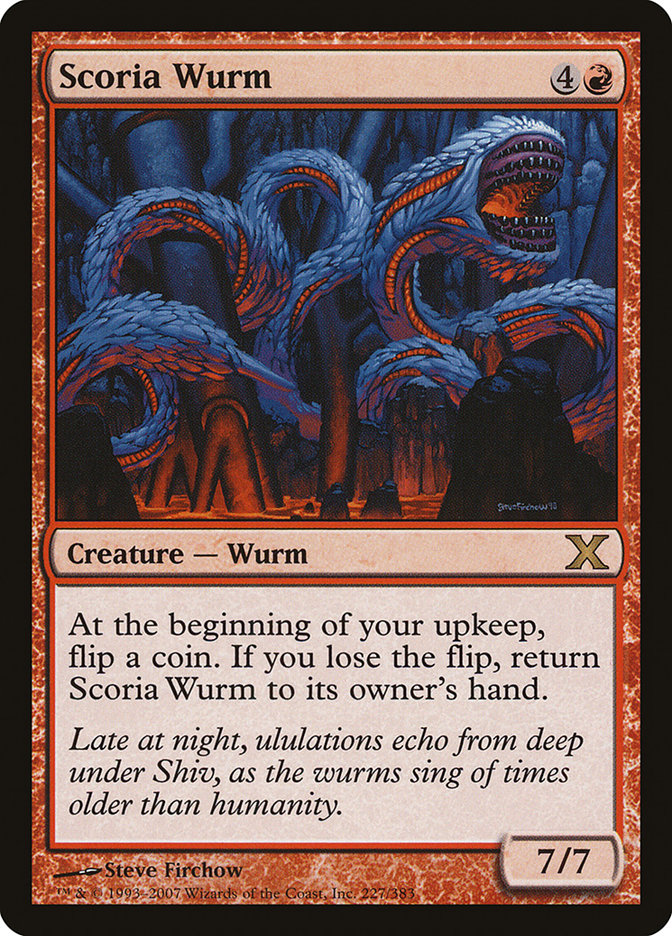 Scoria Wurm [Tenth Edition] | Good Games Cannington