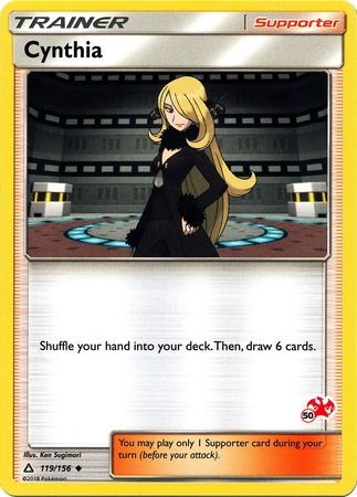 Cynthia (119/156) (Charizard Stamp #50) [Battle Academy 2020] | Good Games Cannington