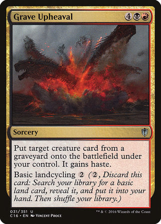 Grave Upheaval [Commander 2016] | Good Games Cannington
