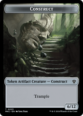 Construct // Soldier Double-Sided Token [Murders at Karlov Manor Commander Tokens] | Good Games Cannington