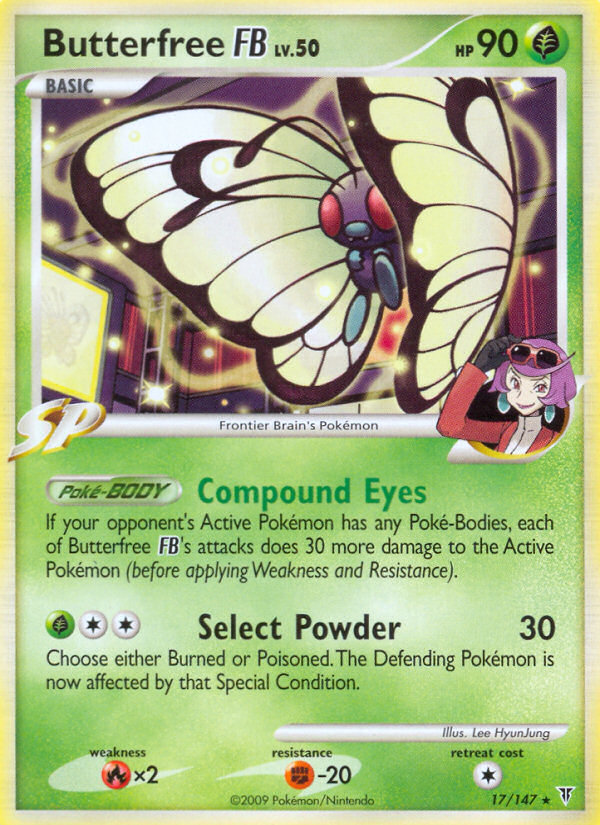 Butterfree FB (17/147) [Platinum: Supreme Victors] | Good Games Cannington