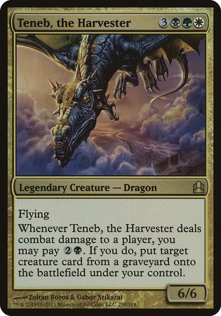 Teneb, the Harvester (Oversized) [Commander 2011 Oversized] | Good Games Cannington
