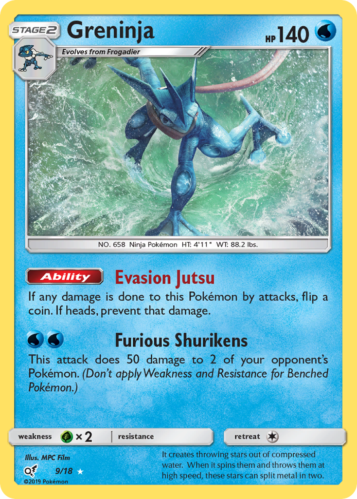Greninja (9/18) [Sun & Moon: Detective Pikachu] | Good Games Cannington
