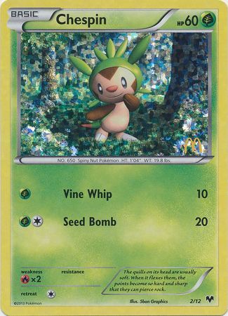 Chespin (2/12) [McDonald's Promos: 2014 Collection] | Good Games Cannington