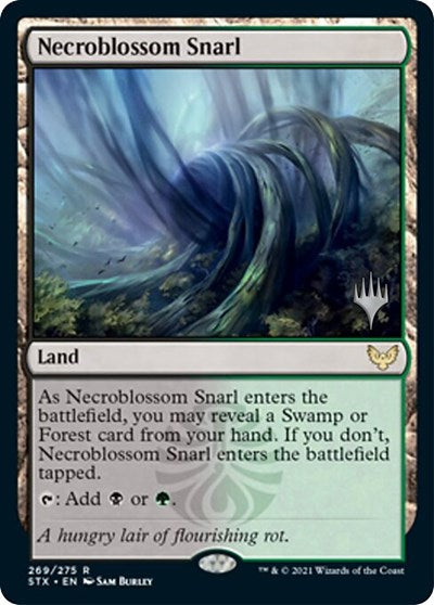 Necroblossom Snarl (Promo Pack) [Strixhaven: School of Mages Promos] | Good Games Cannington