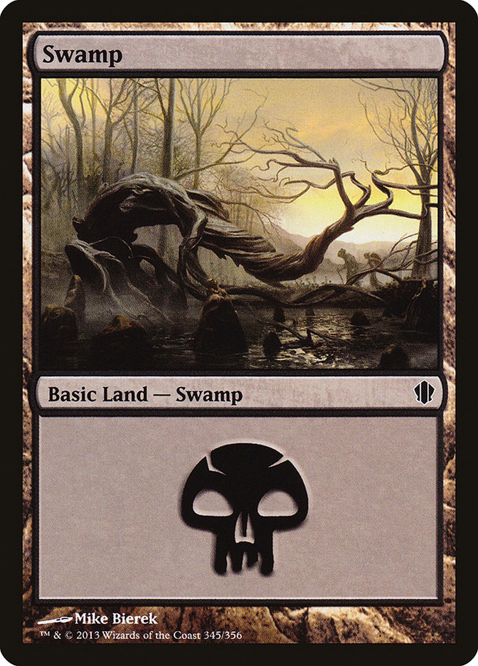 Swamp (345) [Commander 2013] | Good Games Cannington