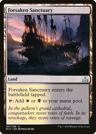Forsaken Sanctuary [Rivals of Ixalan] | Good Games Cannington