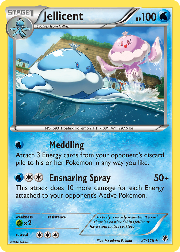 Jellicent (21/119) [XY: Phantom Forces] | Good Games Cannington
