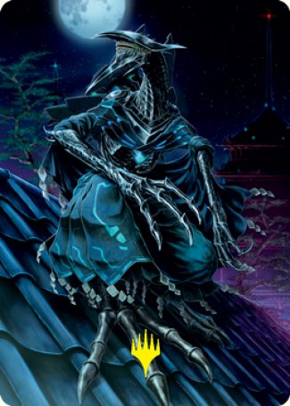 Jin-Gitaxias, Progress Tyrant Art Card (Gold-Stamped Signature) [Kamigawa: Neon Dynasty Art Series] | Good Games Cannington