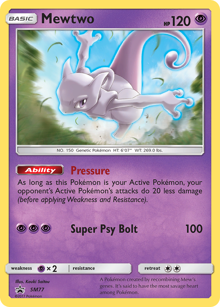 Mewtwo (SM77) [Sun & Moon: Black Star Promos] | Good Games Cannington