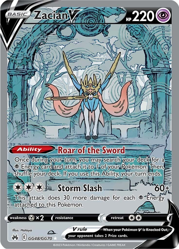 Zacian V (GG48/GG70) [Sword & Shield: Crown Zenith] | Good Games Cannington