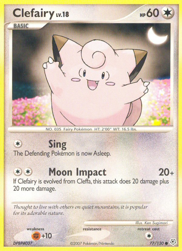 Clefairy (77/130) [Diamond & Pearl: Base Set] | Good Games Cannington
