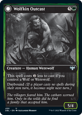 Wolfkin Outcast // Wedding Crasher [Innistrad: Double Feature] | Good Games Cannington
