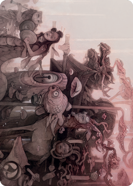 March of Burgeoning Life Art Card [Kamigawa: Neon Dynasty Art Series] | Good Games Cannington