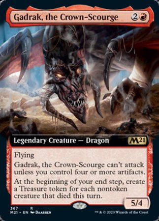 Gadrak, the Crown-Scourge (Extended Art) [Core Set 2021] | Good Games Cannington