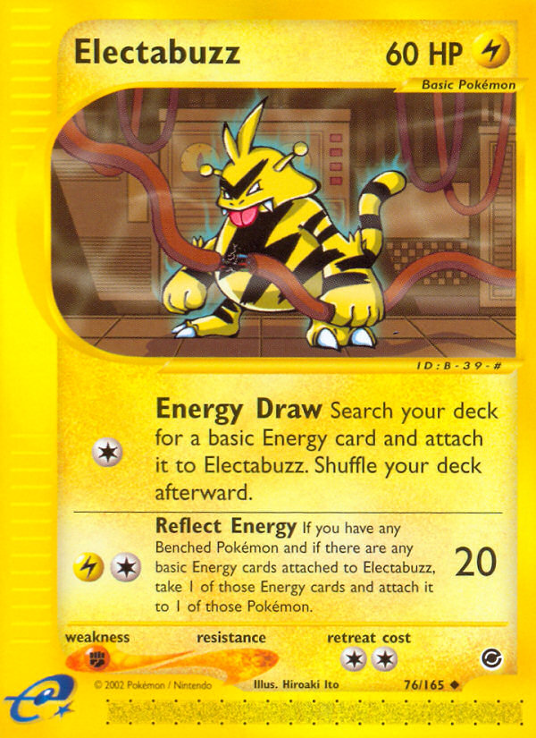 Electabuzz (76/165) [Expedition: Base Set] | Good Games Cannington