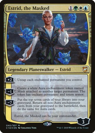 Estrid, the Masked [Commander 2018] | Good Games Cannington