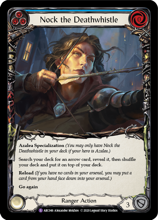 Nock the Deathwhistle [U-ARC046] Unlimited Rainbow Foil | Good Games Cannington