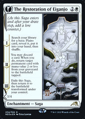 The Restoration of Eiganjo // Architect of Restoration [Kamigawa: Neon Dynasty Prerelease Promos] | Good Games Cannington