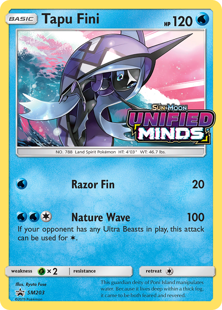 Tapu Fini (SM203) [Sun & Moon: Black Star Promos] | Good Games Cannington