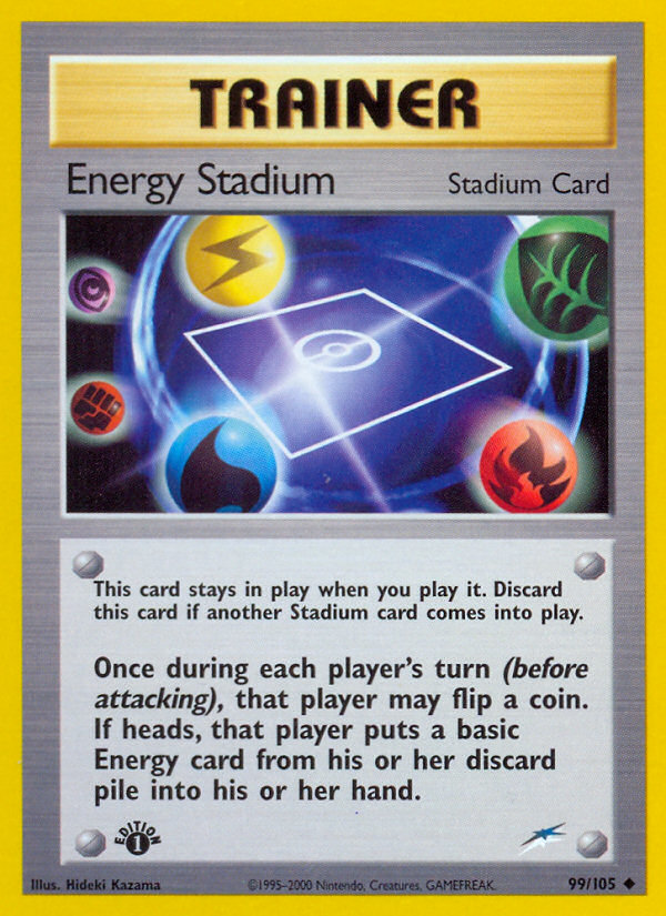 Energy Stadium (99/105) [Neo Destiny 1st Edition] | Good Games Cannington