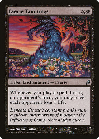 Faerie Tauntings [Lorwyn] | Good Games Cannington