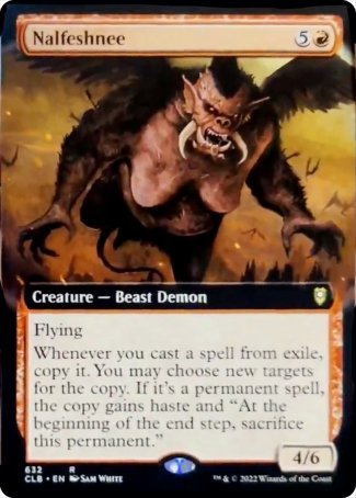 Nalfeshnee (Extended Art) [Commander Legends: Battle for Baldur's Gate] | Good Games Cannington