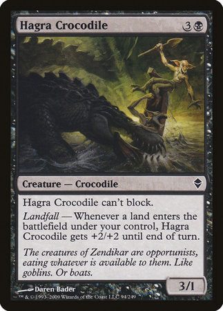 Hagra Crocodile [Zendikar] | Good Games Cannington