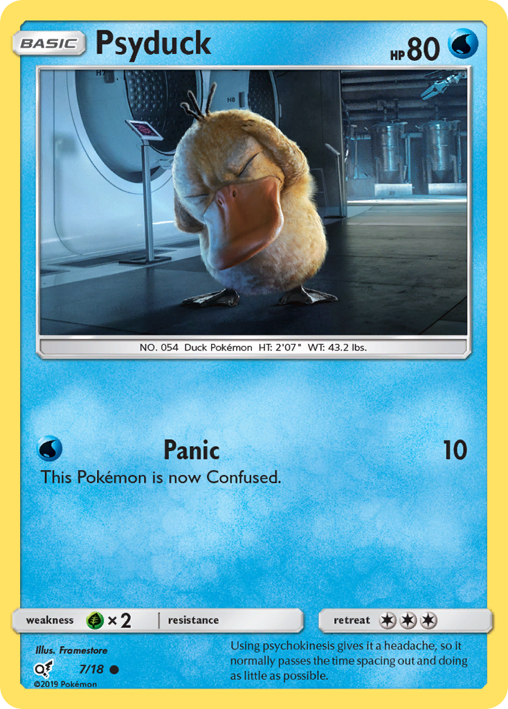 Psyduck (7/18) [Sun & Moon: Detective Pikachu] | Good Games Cannington