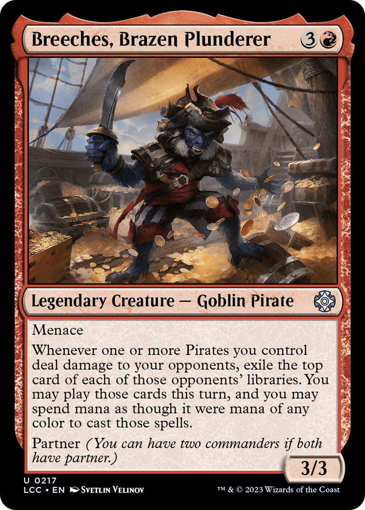 Breeches, Brazen Plunderer [The Lost Caverns of Ixalan Commander] | Good Games Cannington