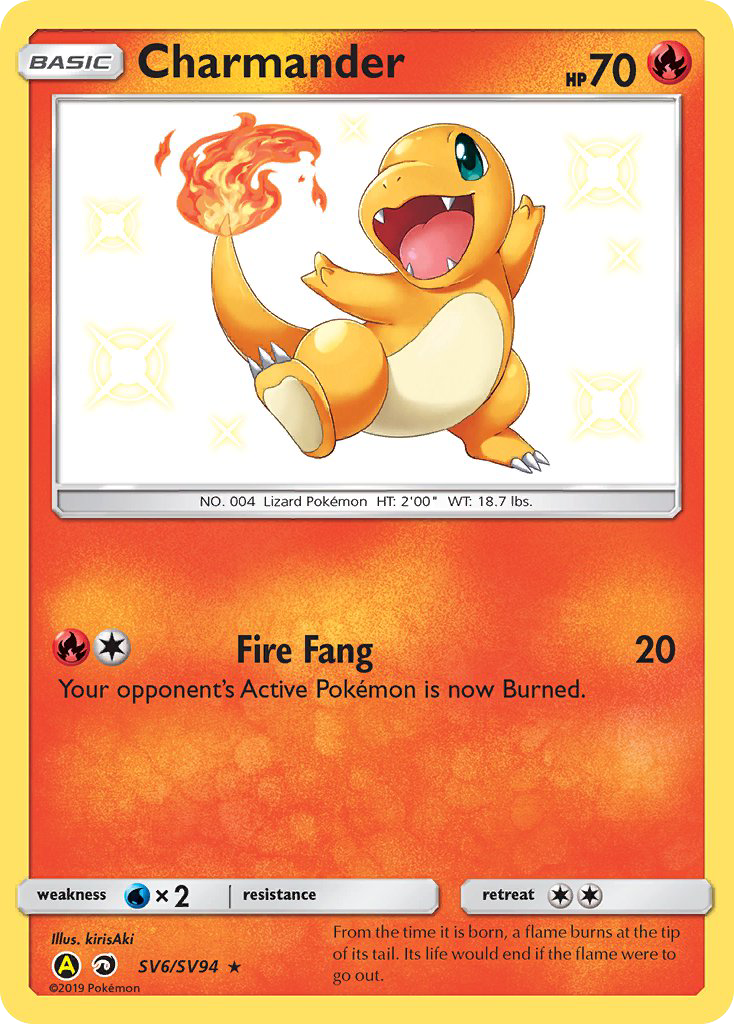 Charmander (SV6/SV94) [Sun & Moon: Hidden Fates - Shiny Vault] | Good Games Cannington