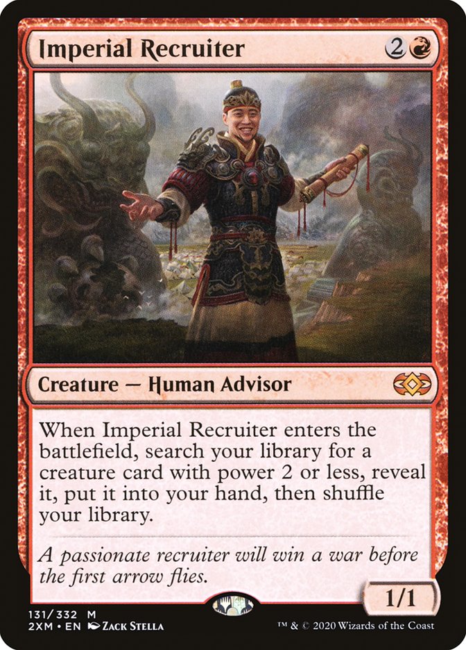 Imperial Recruiter [Double Masters] | Good Games Cannington
