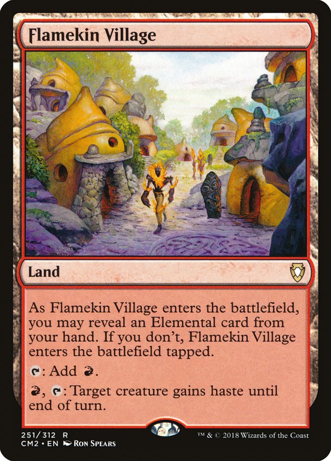 Flamekin Village [Commander Anthology Volume II] | Good Games Cannington