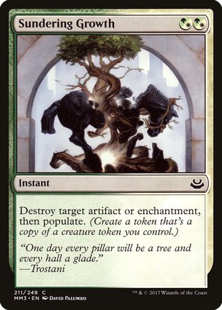 Sundering Growth [Modern Masters 2017] | Good Games Cannington