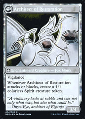 The Restoration of Eiganjo // Architect of Restoration [Kamigawa: Neon Dynasty Prerelease Promos] | Good Games Cannington