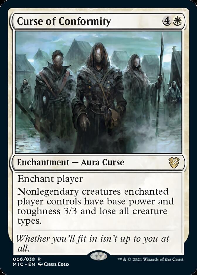 Curse of Conformity [Innistrad: Midnight Hunt Commander] | Good Games Cannington