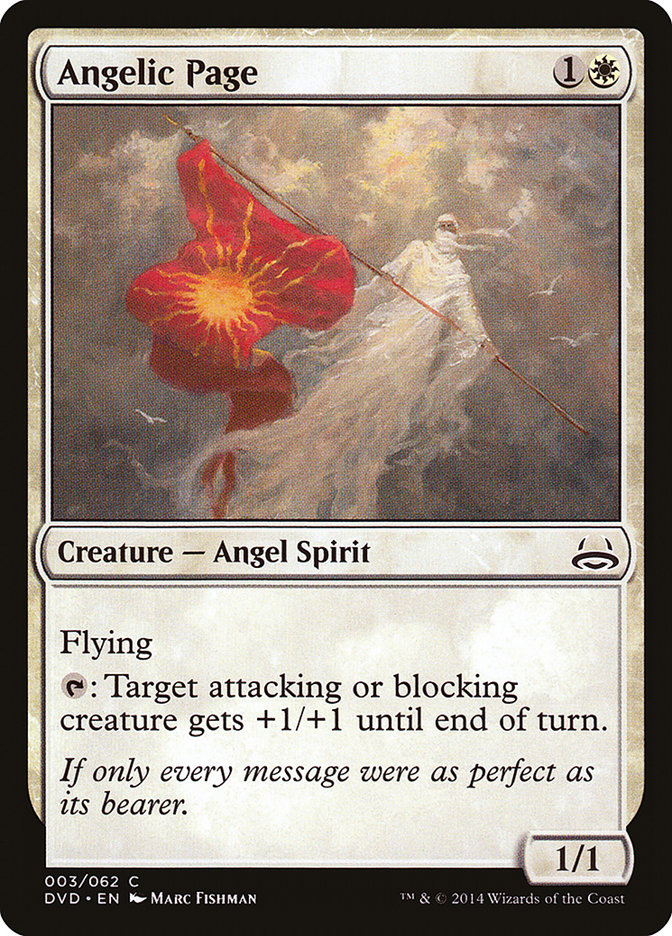Angelic Page (Divine vs. Demonic) [Duel Decks Anthology] | Good Games Cannington