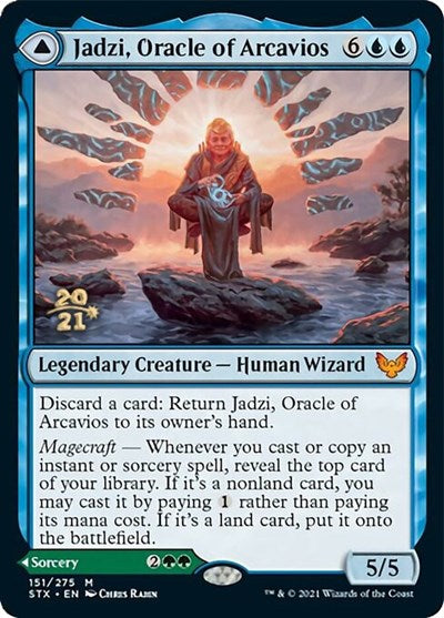 Jadzi, Oracle of Arcavios // Journey to the Oracle [Strixhaven: School of Mages Prerelease Promos] | Good Games Cannington
