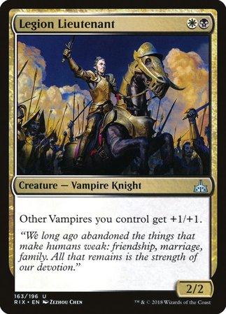 Legion Lieutenant [Rivals of Ixalan] | Good Games Cannington
