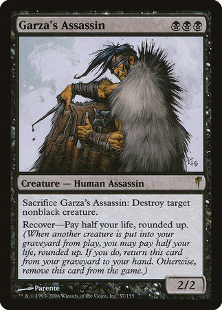 Garza's Assassin [Coldsnap] | Good Games Cannington