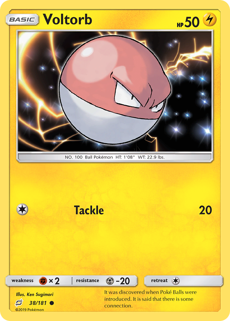 Voltorb (38/181) [Sun & Moon: Team Up] | Good Games Cannington